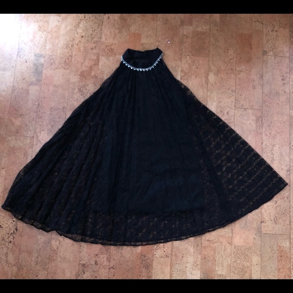 Vintage 1960’s black lace tent dress - Picture 6 of 6